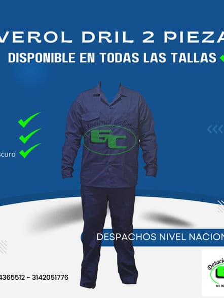 Overol dos piezas